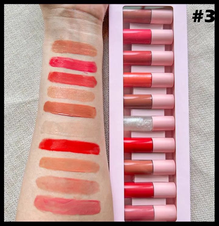 10-Piece Mini Liquid Lipstick Set