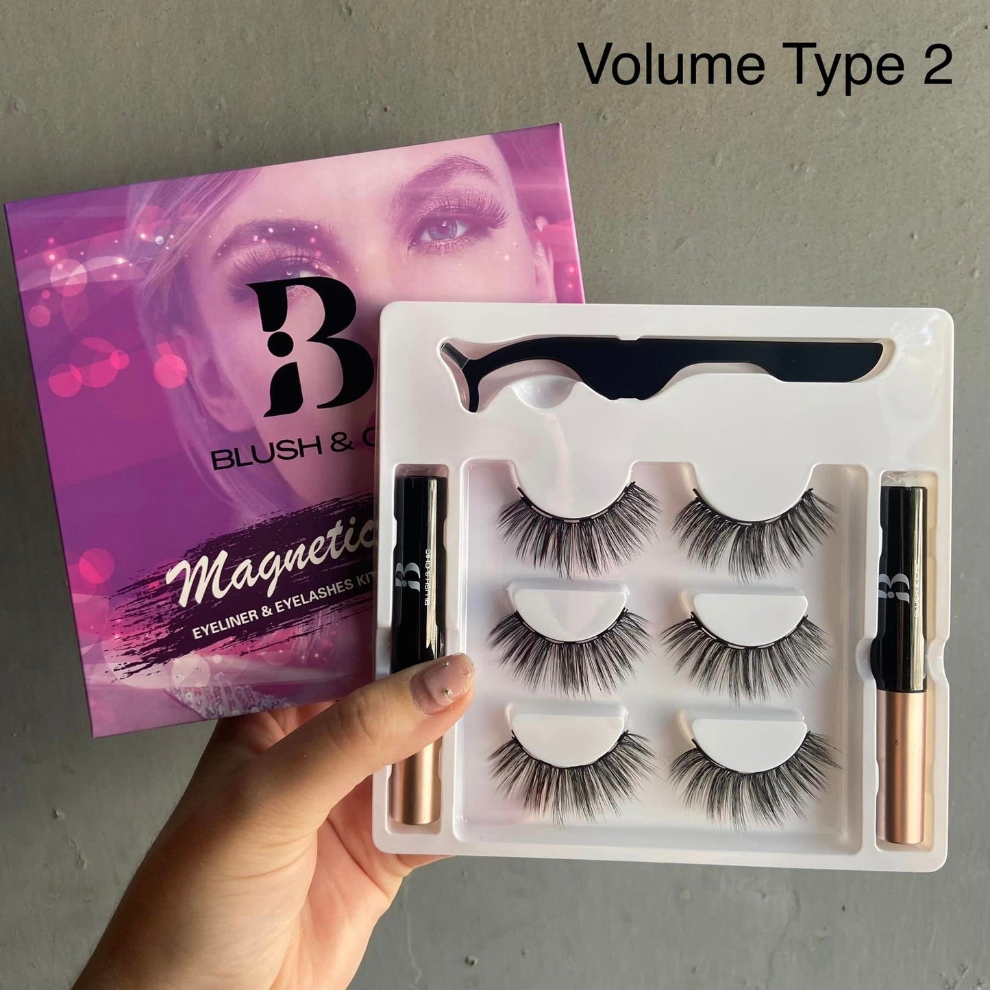 Magnetic Eyelashes (2 Eyeliners)