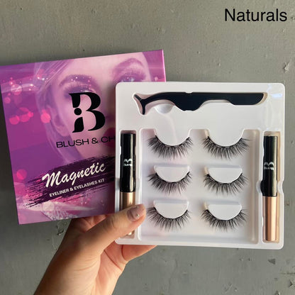 Magnetic Eyelashes (2 Eyeliners)