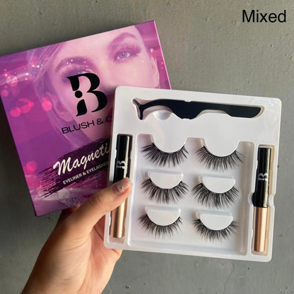 Magnetic Eyelashes (2 Eyeliners)