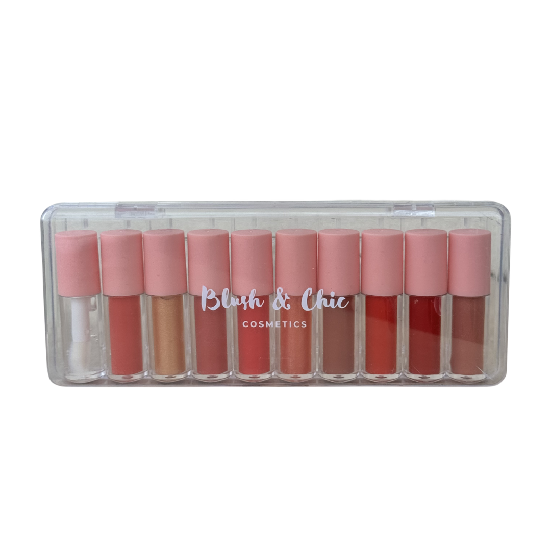 10-Piece Mini Liquid Lipstick Set