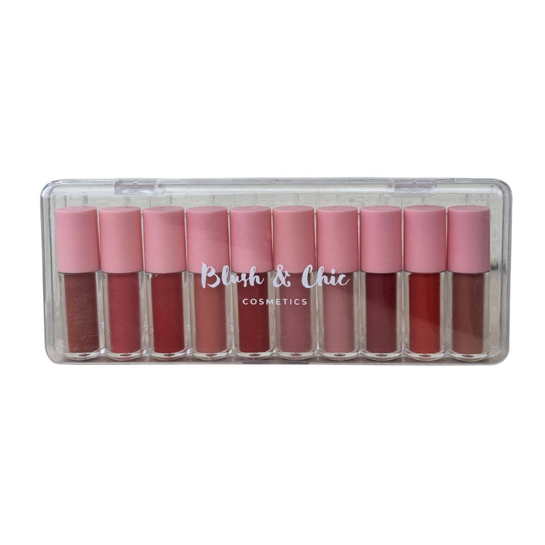 10-Piece Mini Liquid Lipstick Set