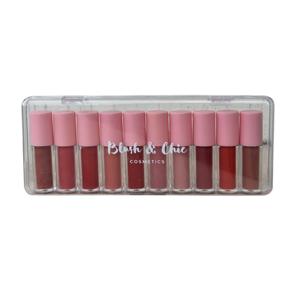 10-Piece Mini Liquid Lipstick Set