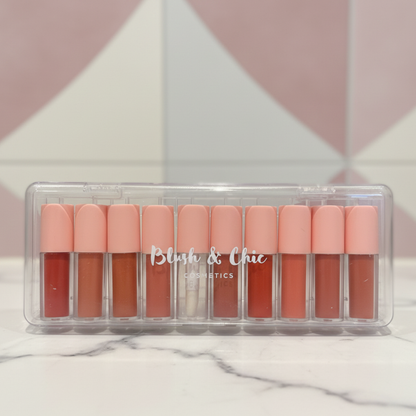 10-Piece Mini Liquid Lipstick Set